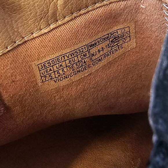 Vionic Womens Jessie Ankle Bootie Black Size 7.5 Suede Weather Resistant Comfort - Picture 7 of 11